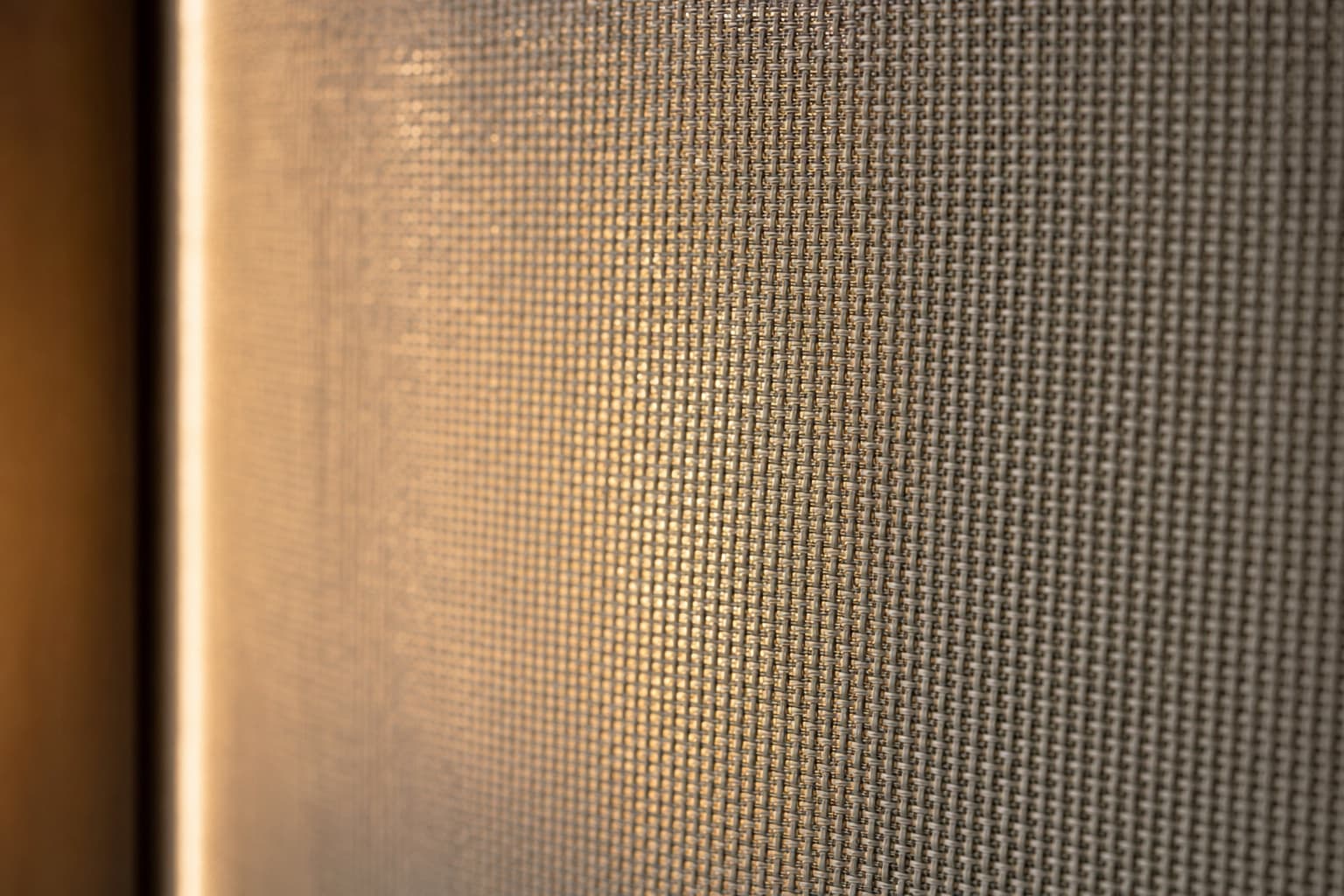 Premium soundbar integrated flush into a custom media wall